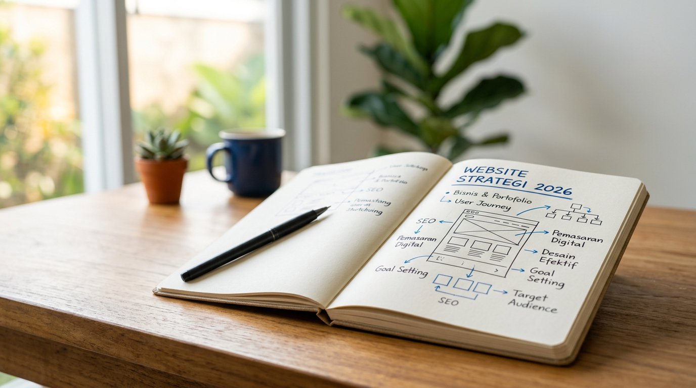 Strategi Website Bisnis dan Portofolio Efektif 2026