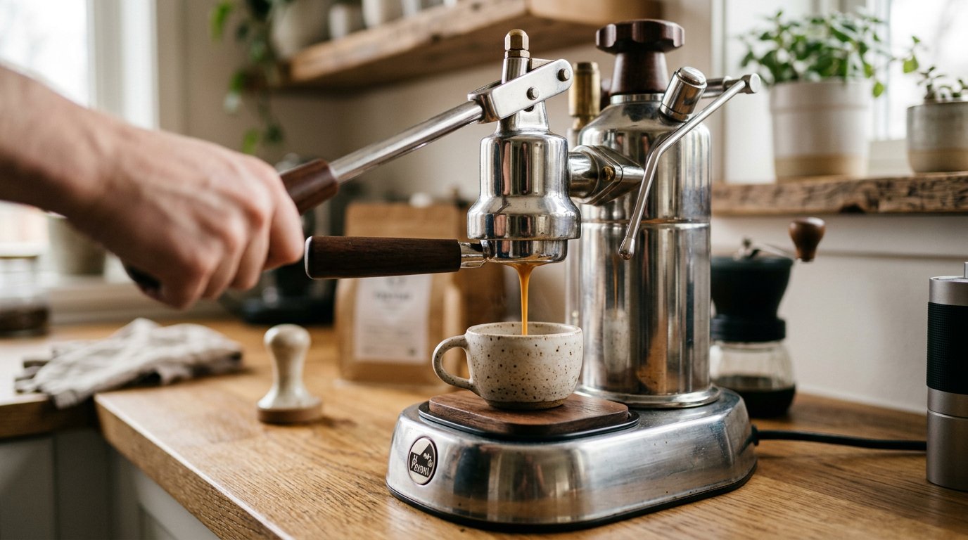 Seni Ekstraksi dengan Lever Espresso Machine